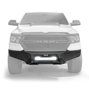 Ram 1500 Bumper - Front - Go Rhino - Element with Power Bar - Textured Black - `19-`24 Ram 1500 Bumper - Front - Go Rhino - Element with Power Bar - Textured Black - `19-`24